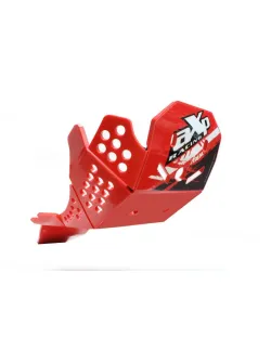 HDPE XTREM 8MM Skid Plate & Linkage Guard Red Honda CRF450R CRF450RX CRF400RX CRF250R CRF250RX CRF300RX 2019 AX1530