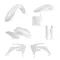 ACERBIS Full Plastic Kit for Honda CRF250 2011-2013, CRF450 2011-2012 (Black, Standard, White) AC 0015707