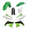 ACERBIS Full Kit Plastics for Kawasaki KXF 450 09-11 (Black/White)