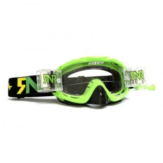 ACERBIS Hybrid Black Multicolor Goggles by RNR - Adult #1