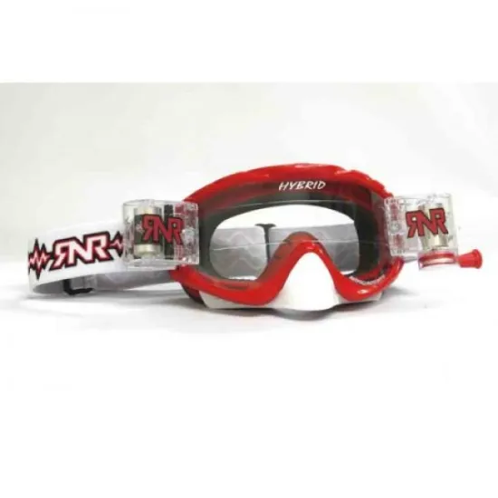 ACERBIS Hybrid Black Multicolor Goggles by RNR - Adult #6