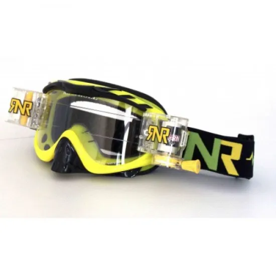 ACERBIS Hybrid Black Multicolor Goggles by RNR - Adult #8