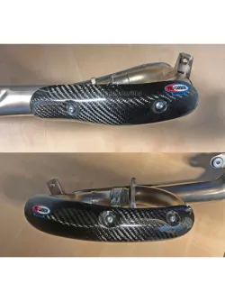 PRO-CARBON RACING Yamaha Exhaust Guard - YZ450F 2018-19 Set