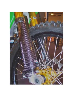 PRO-CARBON RACING Kawasaki Lower Fork Guard - KX125/250 2004-18 KX250/450F 2004-19