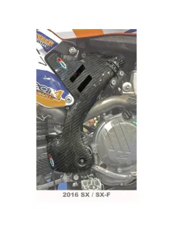 PRO-CARBON RACING Husqvarna Frame Protection - Tall - TC125/250 FC250/350/450 2016-18