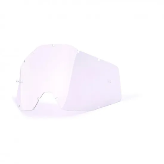 100% Replacement Lens Racecraft/Accuri/Strata Anti-Fog Clear 59005-00001