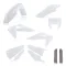 ACERBIS Full Kit Plastics for Husky TE/FE 2020 - Black/White