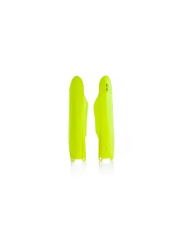 ACERBIS Lower Fork Covers for YZ 125-250 15/19 + YZF 250 10/18 + 450 10/17 - Flo Yellow