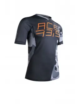 ACERBIS MTB Combat Jersey - Short Sleeves (Black/Grey)