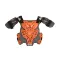ACERBIS Gravity 1621 Body Armour - Black, White, Orange