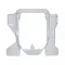 ACERBIS Bottom Headlight Mask for Husqvarna - Black/Yellow/White