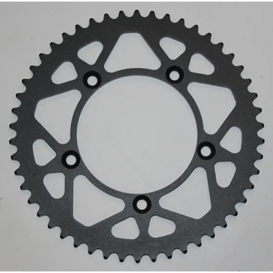 MOOSE RACING HARD-PARTS REAR SPROCKET 52 TEETH 520 PITCH BLACK STEEL 1210-897-52-STL