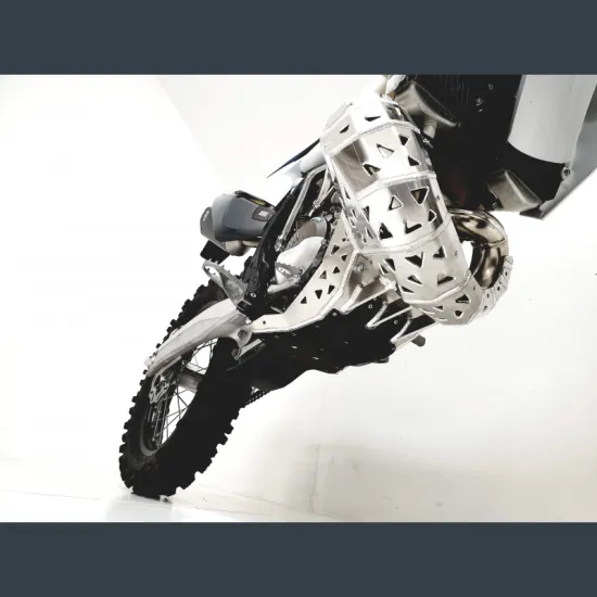 P-TECH Skid Plate with Exhaust Guard and Plastic Bottom for  #1