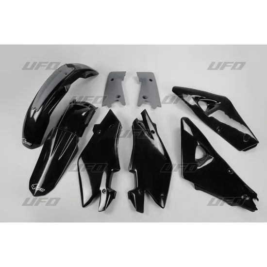 UFO COMPLETE BODY KIT HUSQVARNA CR 125/250 BLACK HUKIT601-001