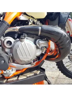 EXTREMECARBON Carbon Fiber Exhaust Guard for KTM 250/300 (2017-2019)