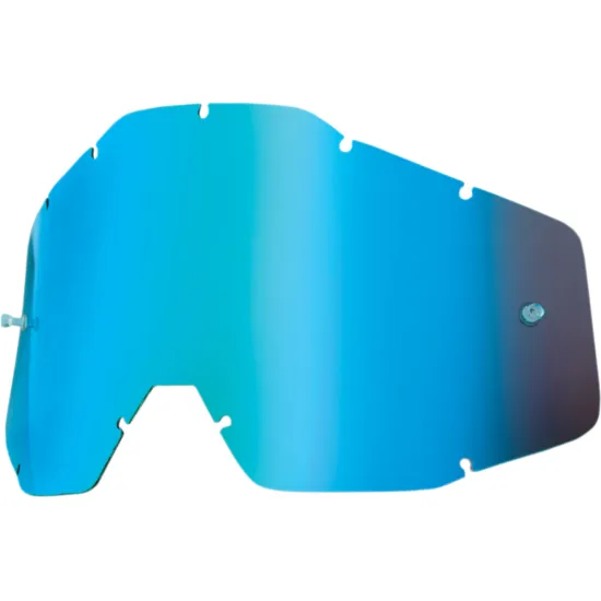 100% Mirror Blue Replacement Lens for 100% Offroad Goggles 51002-002-02