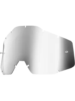 100% Mirror Silver Replacement Lens for 100% Offroad Goggles 59006-00003