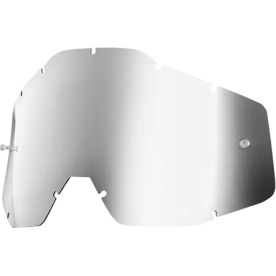 100% Mirror Silver Replacement Lens for 100% Offroad Goggles 59006-00003
