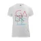 GAERNE G.AT YOUT FEET T-SHIRT MAN (BLACK * WHITE) (XS * S * M * L * XL) 4215-001