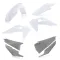 ACERBIS Complete Plastic Kit for Husqvarna FE/TE Models (2020-2021) - White/Black