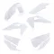 ACERBIS Complete Plastic Kit for Husqvarna FE/TE Models (2020-2021) - White/Black