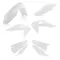ACERBIS Complete Plastic Kit for Husqvarna FE/TE Models (2020-2021) - White/Black