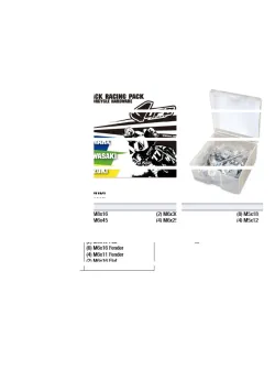 UFO Hardware Track Racing Pack for Yamaha/Kawasaki/Suzuki - AC02200