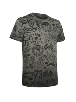 ACERBIS Street T-Shirt Graphite - Premium Motorcycle Apparel
