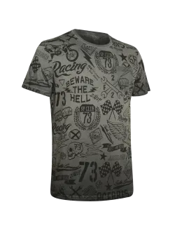 ACERBIS Street T-Shirt Graphite - Premium Motorcycle Apparel