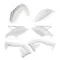 ACERBIS Plastic Kit for Kawasaki KXF 450 USA 2016-2017 (White, Black, Green) | Premium Motorcycle Body Plastics