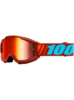 100% GOGGLE AC DAUPHINE MIR/RD 50210-346-02