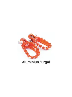 KTM/Husqvarna S3 Curve High Orange Foot Pegs KTM 2017+ - ESK-990-H
