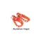 KTM/Husqvarna S3 Curve High Orange Foot Pegs KTM 2017+ - ESK-990-H