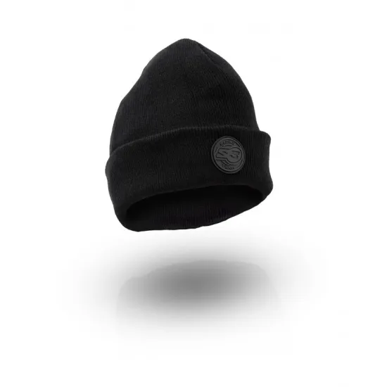 S3 Racing Thin Black Beanie - Winter Motorcycle Cap YA-333.33-B