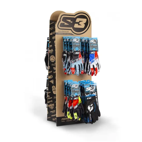 S3 Display Mix Gloves Spider/Alaska BOX-MIX-SPIDER - Premium Motocross Gloves