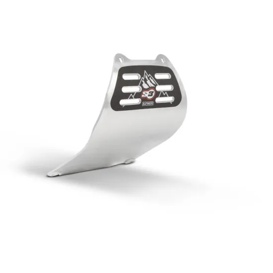 S3 Protector Plate Flat for Montesa & Beta (Silver) BU-2205