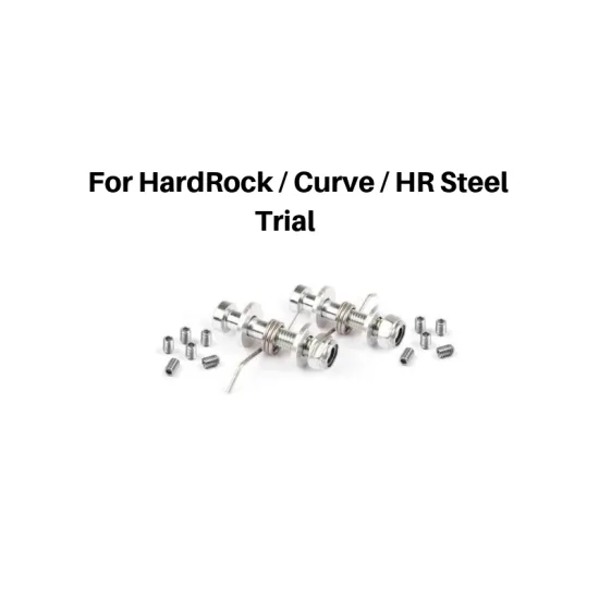 S3 Spare Parts Kit for HardRock/Curve/HR Steel – Footpegs ESK-HR-KIT
