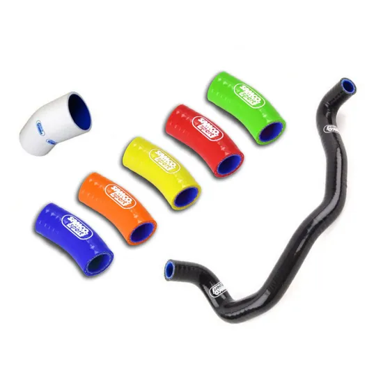 SAMCO Radiator Hoses Thermostat Bypass for KTM - 2 Hoses (Available in Orange, Black, White, Blue) | Motorbike Silicone Hoses by SAMCO SPORT