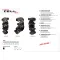 Asterisk Carbon Cell 1 Knee Brace - Pair AST-CC-**-R-1.0