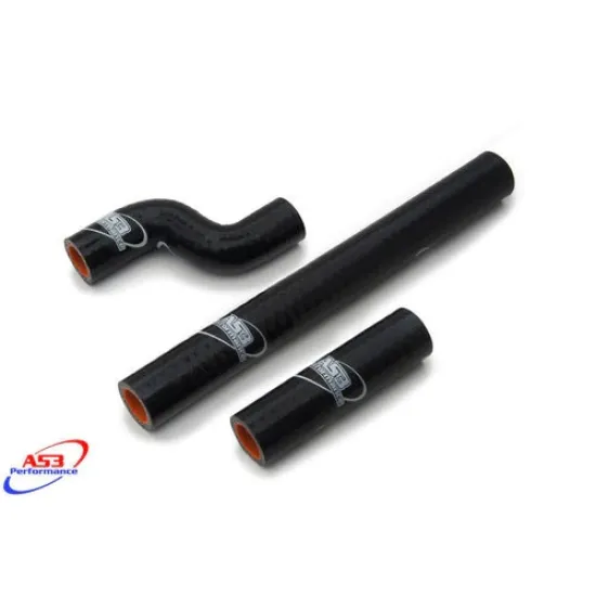 AS3 Performance KTM 250/300 EXC TPI Thermostat Bypass Silicone Radiator Hoses - Black