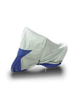 DRC Off-Road Bike Cover Silver/Blue (Medium) | ZETA-DRC