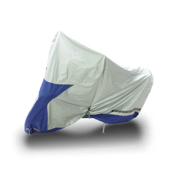 DRC Off-Road Bike Cover Silver/Blue (Medium) | ZETA-DRC