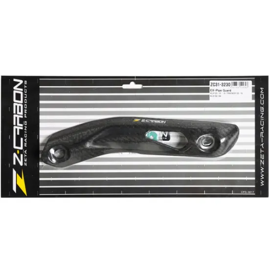 Z-Carbon Ex-Pipe Guard for KLX125 10-, D-TRACKER 10-, KLX150 09-