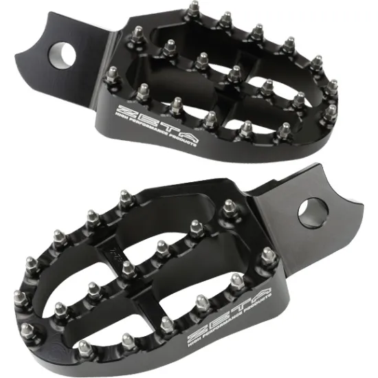 ZETA Aluminum FootPegs YZF250/450, YZ125/250 (Black * Blue) ZE93-162