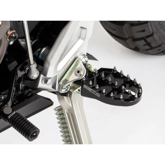 ZETA Aluminum FootPegs YZF250/450, YZ125/250 (Black * Blue)  #1