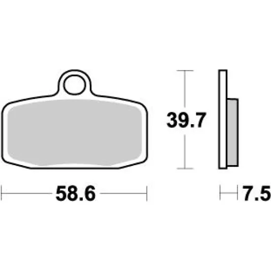 MOTO-MASTER BRAKE PAD OFFROAD NITRO 097421