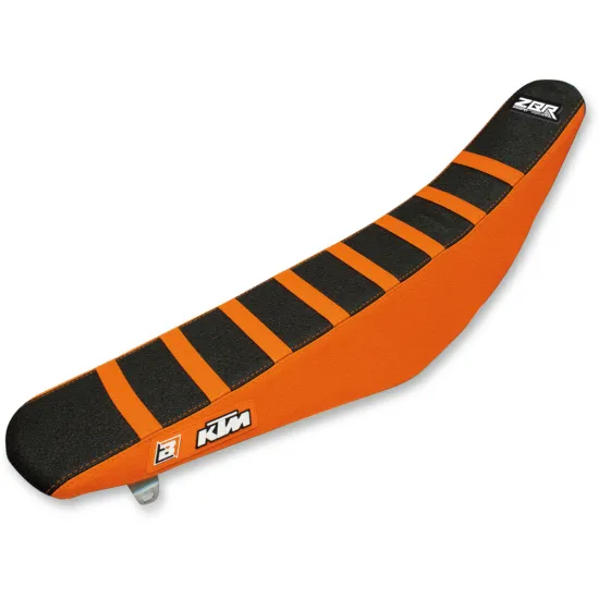 BLACKBIRD RACING ZEBRA SEAT COVER ORANGE/BLACK 1521Z