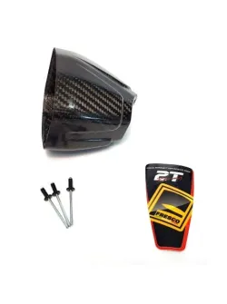 FRESCO Silencer Carbon Cap 2T | Premium Exhaust Drum Ending