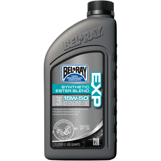 BEL-RAY EXP Semi-Synthetic Ester Blend 4-Stroke Engine Oil 15W-50 1 Liter