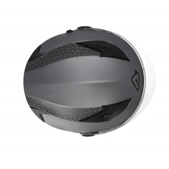 Acerbis Firstway 2.0 Motorcycle Helmet - Black/Grey/White (X #9